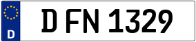 Truck License Plate